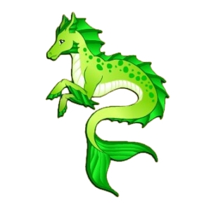 Green Colormorph Hippocamp